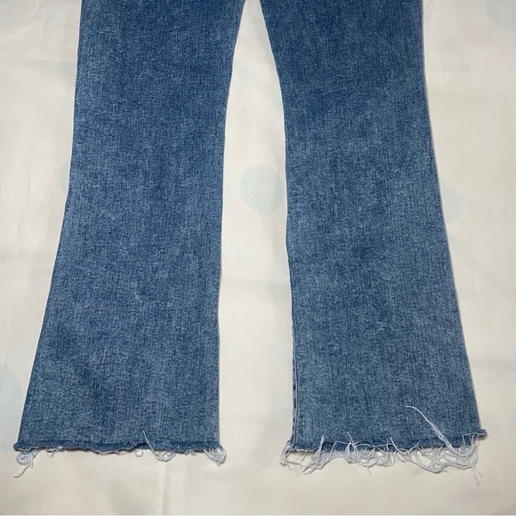 MOTHER- The Hustler Ankle Fray Flared Jeans In Shaking Things Up Size 23 - Picture 7 of 10